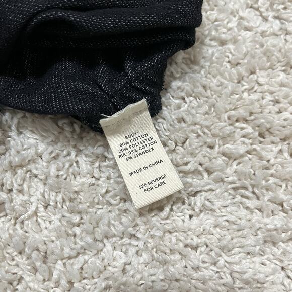 Buckle Gilded Intent Medium Stone Wash Raw Edge Ribbed Lace Up Edgy Corset Top - Picture 6 of 7